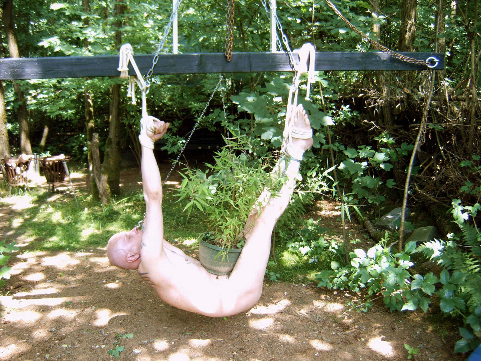 bdsm outdoor - male slut slave — 16