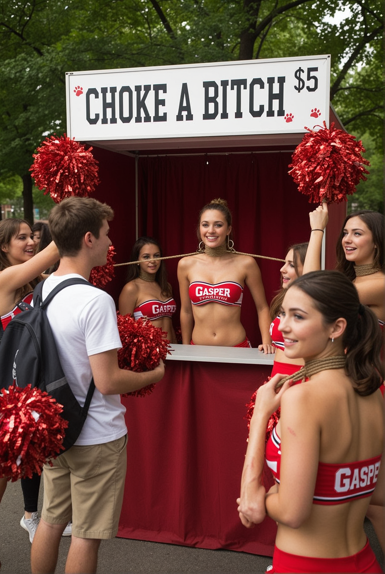 Gasper U Cheerleader Fund Raising — 45