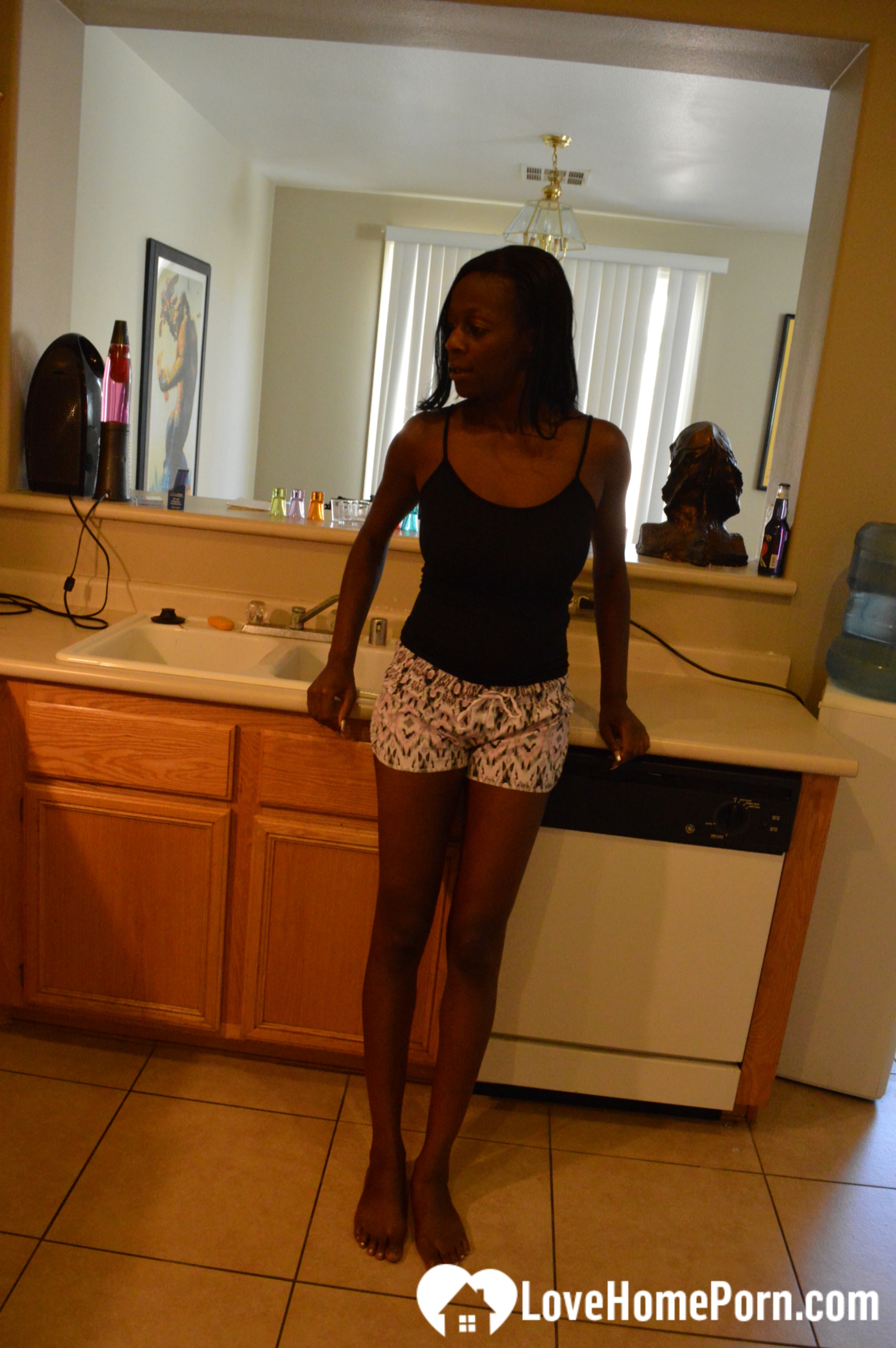 Ebony woman shows off both sides of her — 18
