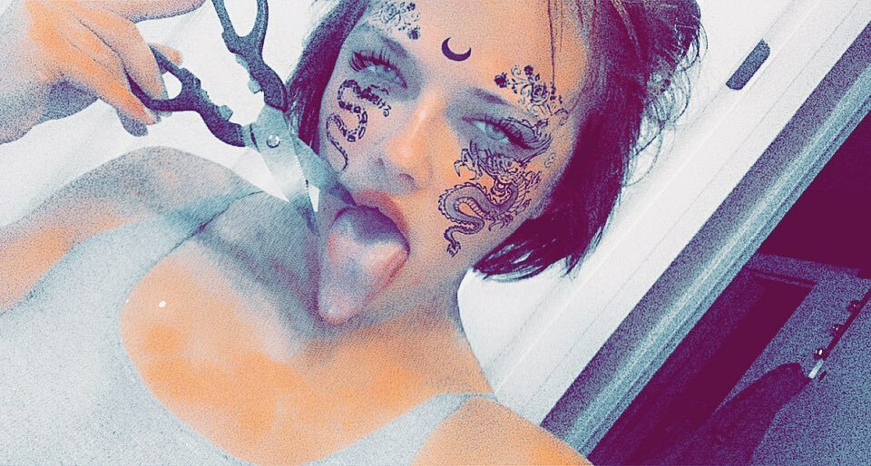 Young Milf with long tongue shows you where to cum — 45