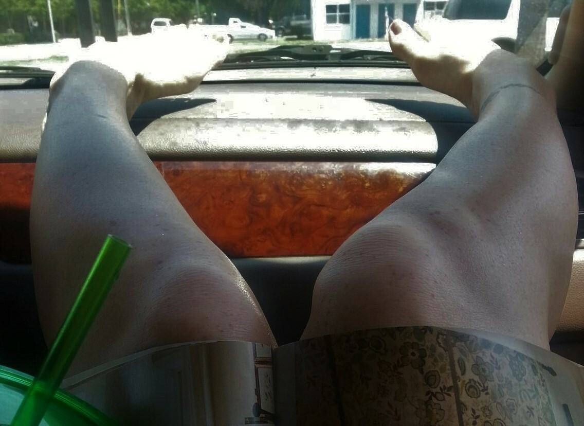 Angel redhead milf sexy legs/feet/face — 26