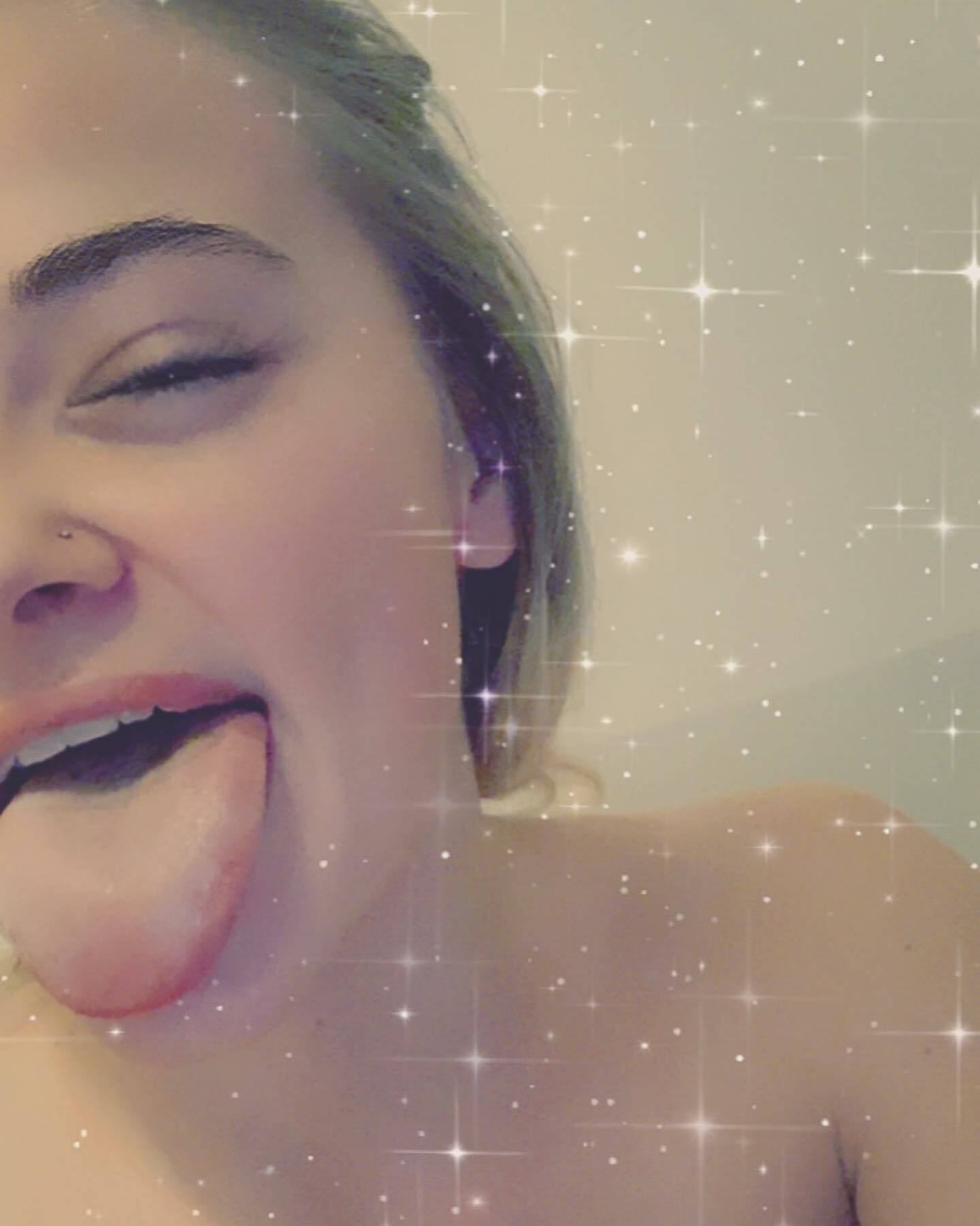 Young Milf with long tongue shows you where to cum — 8